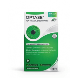Optase Tea Tree Oil Lid Wipes 30