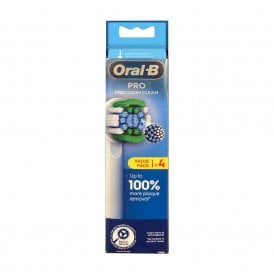 Oral B Precision Clean Toothbrush Refill Heads 4 Pack