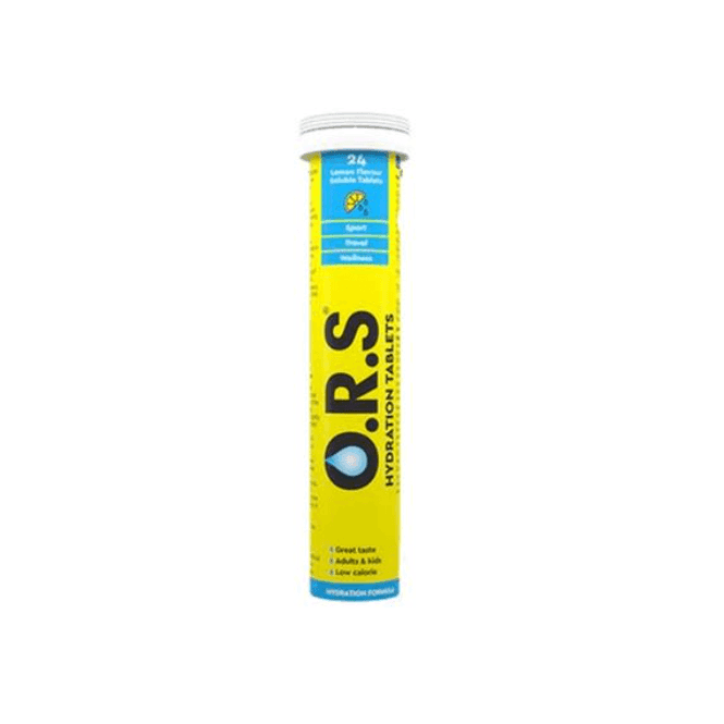 Ors Hydration Tablets Lemon 24 Pack