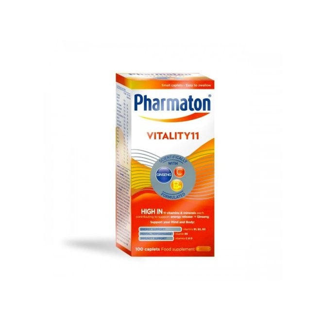 Pharmaton Vitality 11 Caplets 100 pack