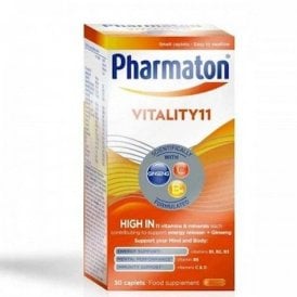Pharmaton Vitality 11 Caplets 30 pack