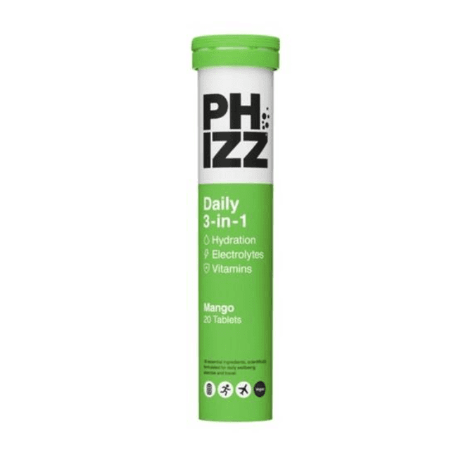 Phizz 3 In 1 Mango Effervescent Tablets 20's
