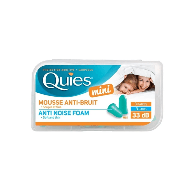 Quies Mini Foam Ear Plugs 3 Pairs