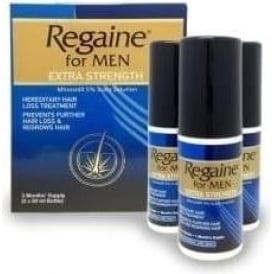 Regaine For Men Extra 5%   3 X 60ml