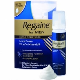 Regaine For Men Extra Strength 5% Foam, 3 Pack