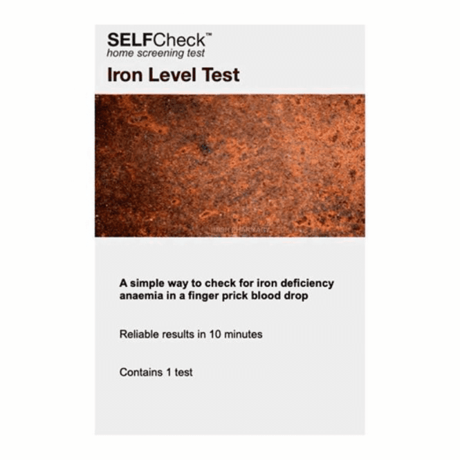 SELFCheck Iron Levels Test (Expiry 09/2024)