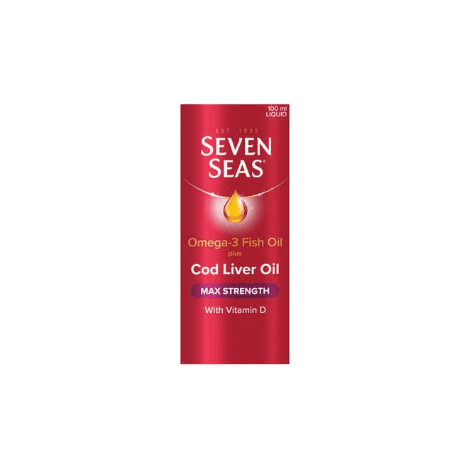 Seven Seas MAX STRENGTH COD LIVER OIL 100ml