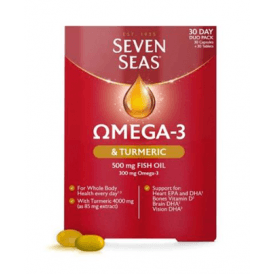 Seven Seas Omega-3 + Turmeric Duo pack 30+30