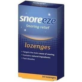 Snoreeze Dual Action Lozenges   16 Pack