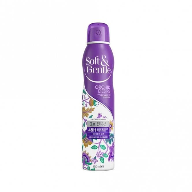 Soft & Gentle Orchid Desire Antiperspirant Deodorant Spray 250ml
