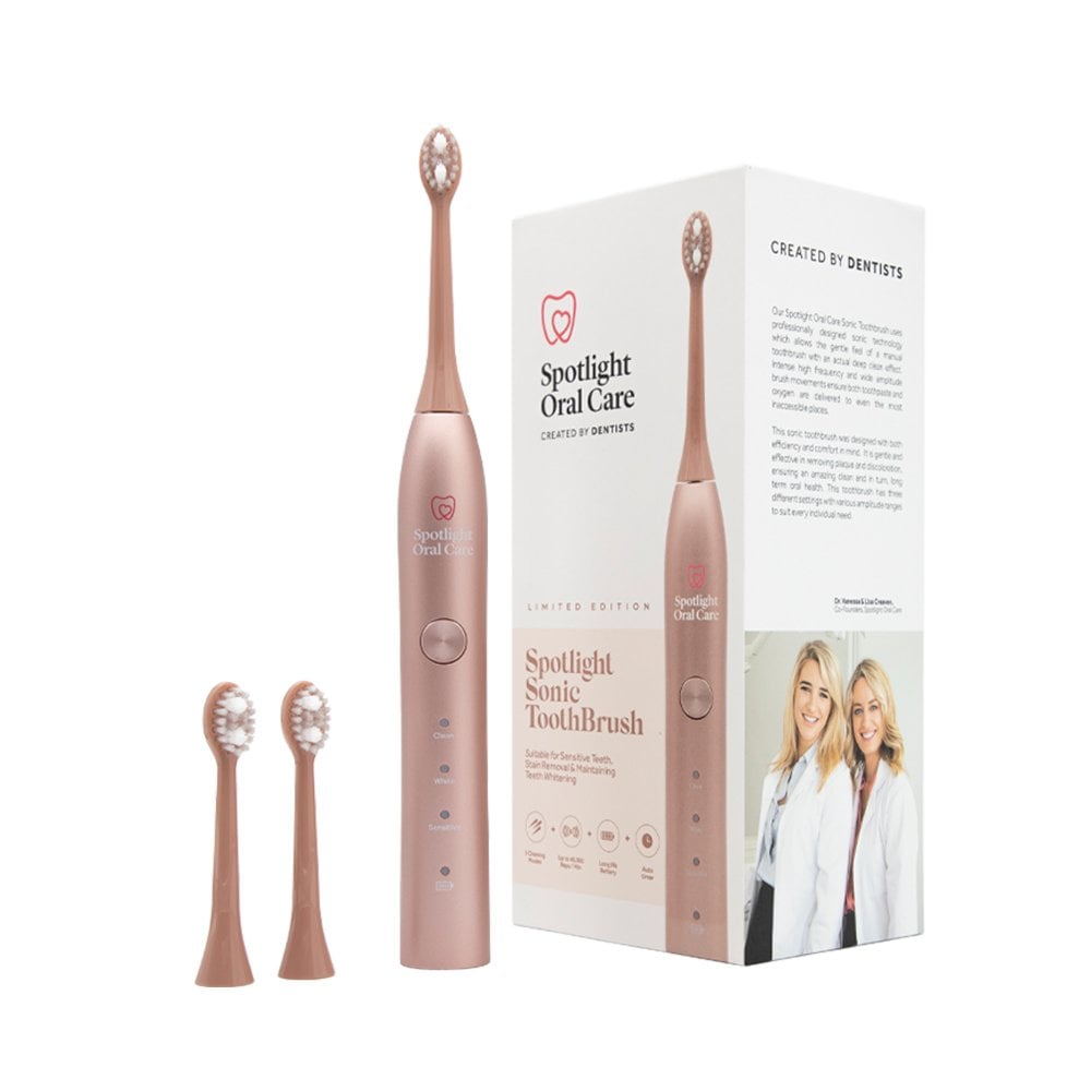 Spotlight Oral Care Rose Gold Sonic Toothbrush - Dental from Chemist ...