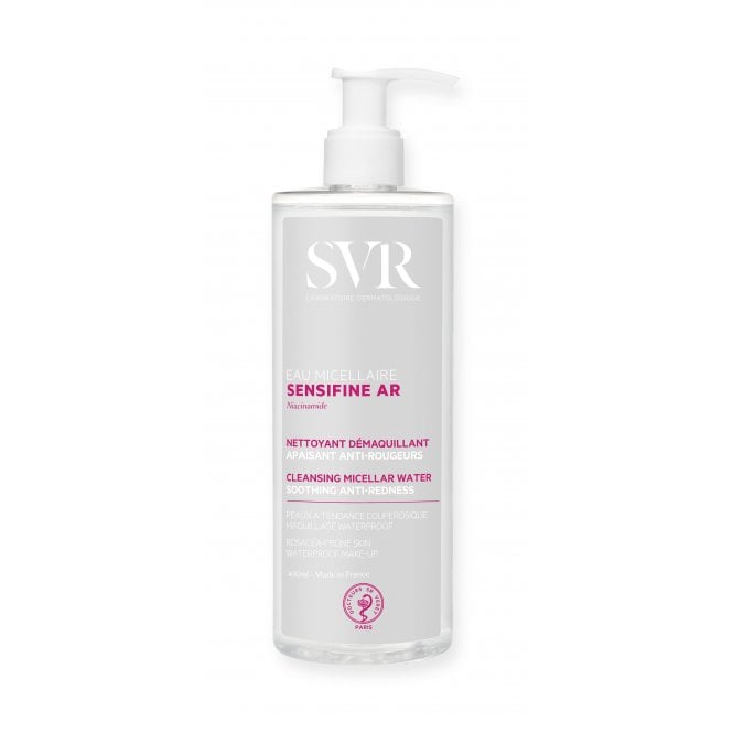SVR Sensifine Ar Eau Micellaire Cleansing Water- Face, Eyes & Lips 400ml. Best Before End 08/2026