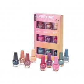 Technic Party Nails3 x 4ml Gloss Nail Varnishes, 3 x 4ml Matte Nail Varnishes, 3 x 4ml Shimmer Nail Varnishes