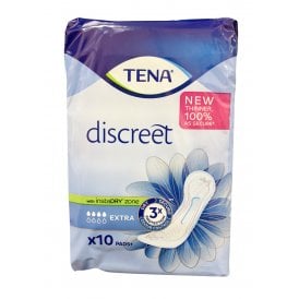 Tena Discreet Extra 10's - 5117/6925