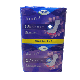 Tena Lady Discreet Maxi Night Duo 12 Pack
