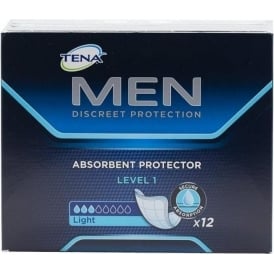 Tena Men Level 1 Pads Light 12 Pack