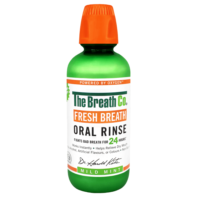 The Breath Co Oral Rinse Mild Mint 500ml