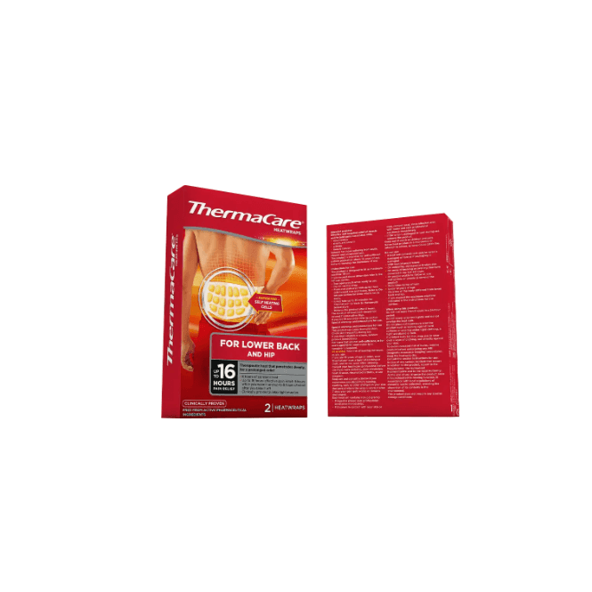 Thermacare Lower Back & Hip 2 Wraps