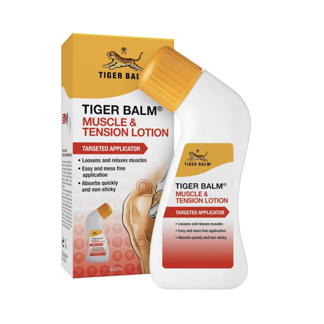 Tiger Balm Muscle & Tension Lotion 80ml