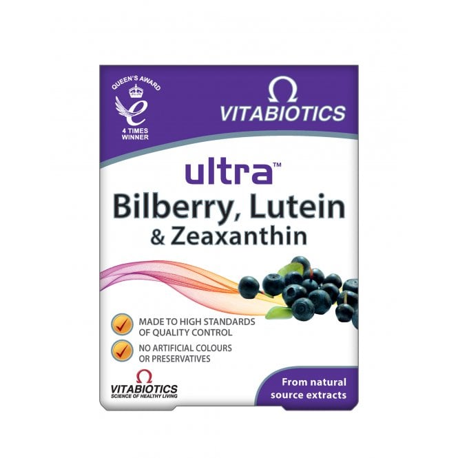 Ultra Bilberry Lutein+Zeaxanthn 30's