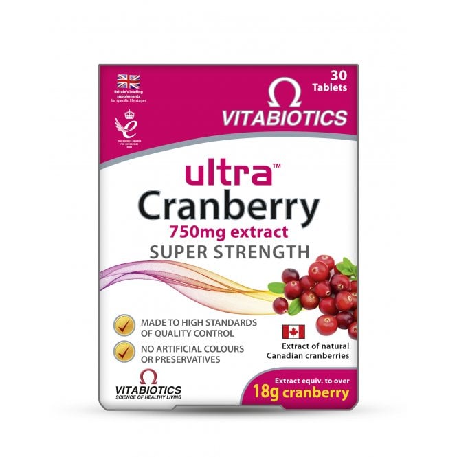 Ultra Cranberry 750mg tabs 30's