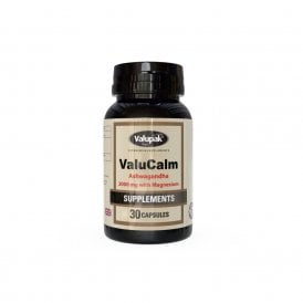 Valupak Ashwagandha, Magnesium & Vitamin B6 Capsules 30's