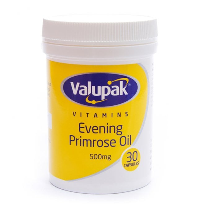 Valupak Evening Primrose Oil 500Mg Capsules 30's