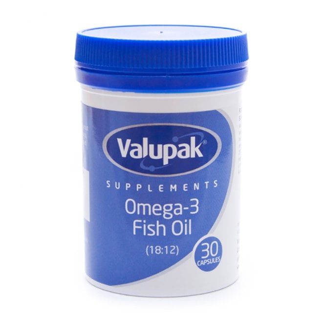 Valupak Omega 3 Fish Oil 1000Mg Capsules 30's
