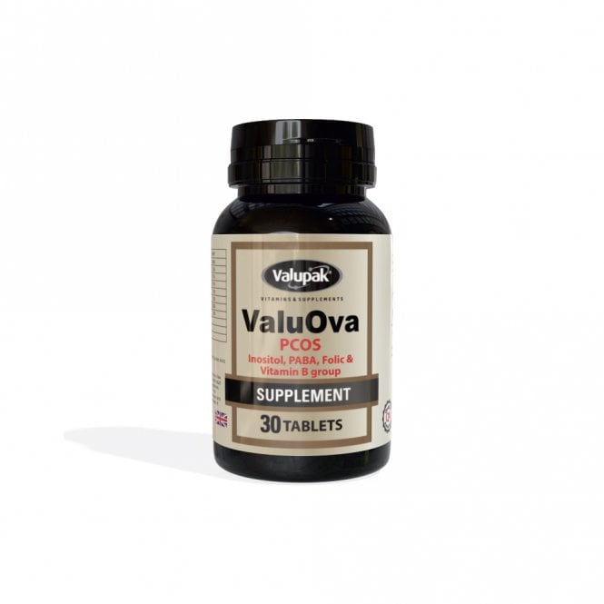 Valupak PCOS Care Nositol, Choline, PABA, Folic & Vitamin B Tablets 30's