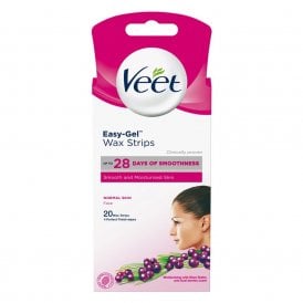 Veet Ready To Use Facial Wax Strips Normal 20's - 6026