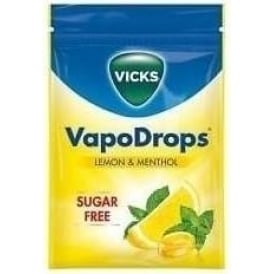 Vicks Vapodrops Sugar Free Lemon & Menthol    72G