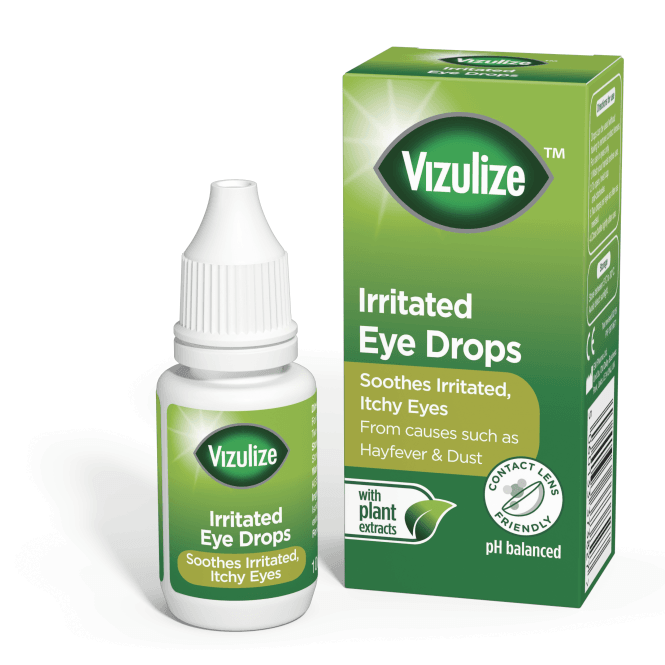 Vizulize Irritated Eye Drops (Calendula + Hamamelis extract)