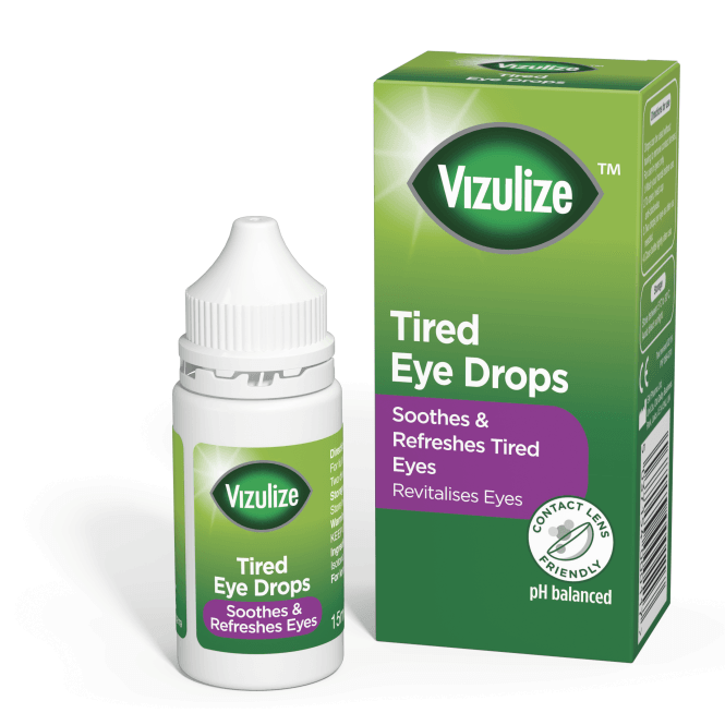 Vizulize Tired Eye Drops 0.3% HPMC