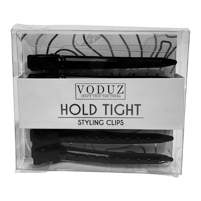 Voduz Hold Tight Black Styling Clips 6 Pack