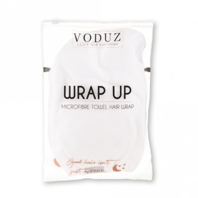 Voduz Wrap Up Microfibre White Towel
