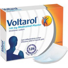 Voltarol Medicated Plaster 140Mg Pack Of 2