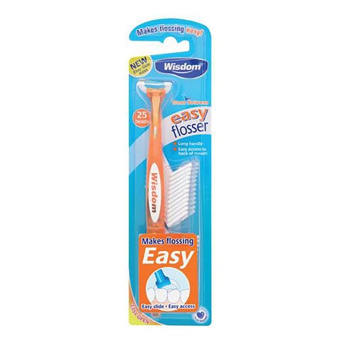 Wisdom Easy Clean Daily Flosser + 25 Heads