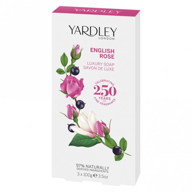 Yardley English Rose Soap 3 x 100g