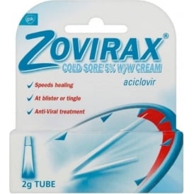 Zovirax Cold Sore 5% Cream 2G Tube